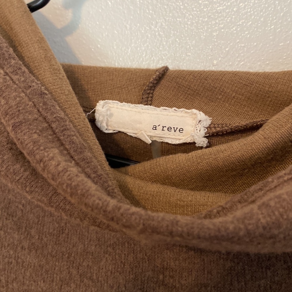 Anthropology a’reve cowl neck cozy wrap sweater size medium - Picture 4 of 13